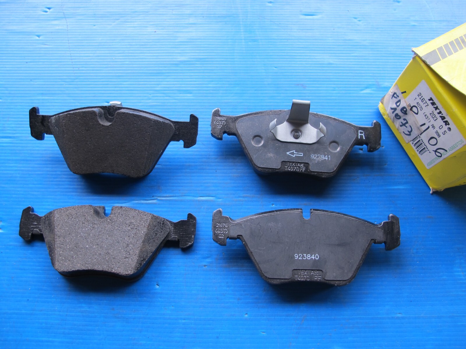 Plaquettes de freins avant Textar la qualité d'origine pour BMW E39 520i