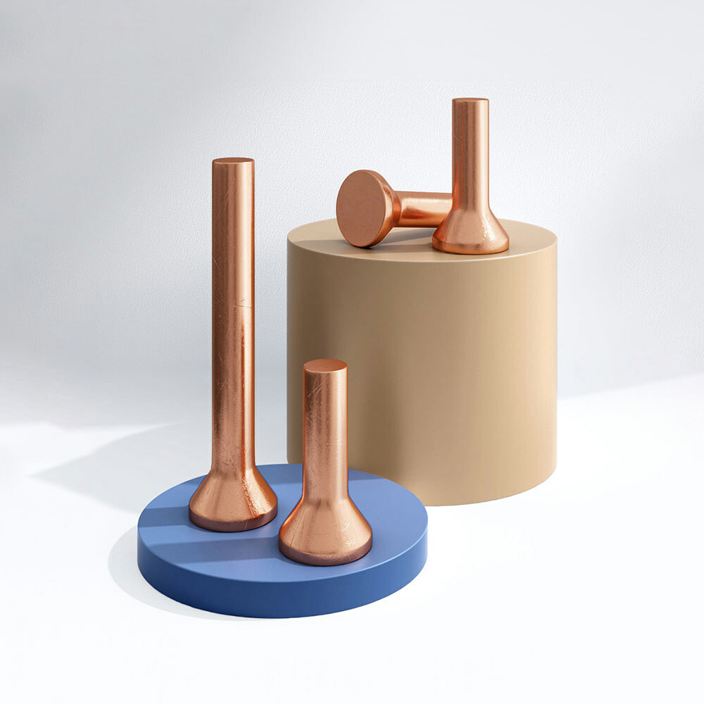 DIN 661 Kupfer Senkniete 5x35mm - 250 Stück Set