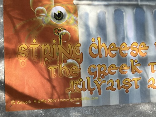String Cheese Incident 2007 Concert Poster Cat Richard Biffle Greek Berkeley - Picture 6 of 10