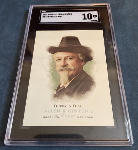 2006 Topps Allen & Ginter’s Buffalo Bill SGC 10 GEM Allen & Ginter Card Western - Picture 2 of 10
