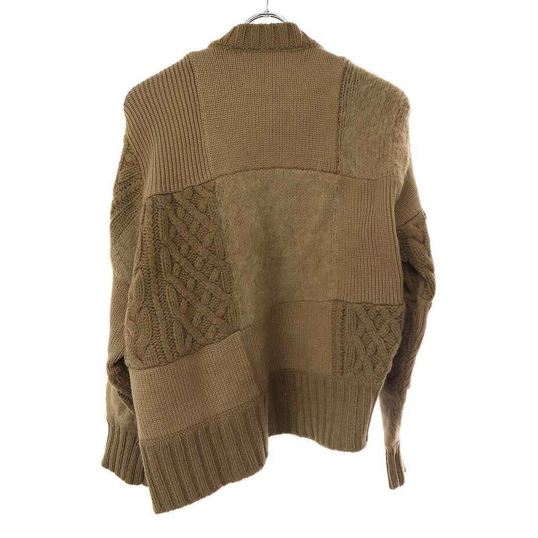 sacai Sakai 24AW Patchwork Knit Blouson Jacket 24-07581 sacai Sakai 24AW Patchwork Knit Blouson Jacket 24-07581