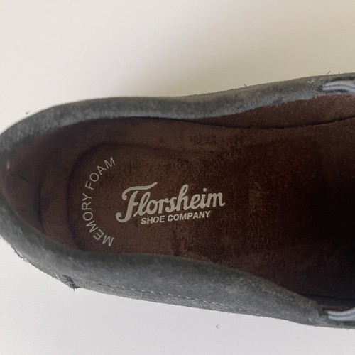 Florsheim Kinder Schuhe Jungen 2 Jasper Strap Jr grau Wildleder Halbschuh formell - Bild 8 von 9