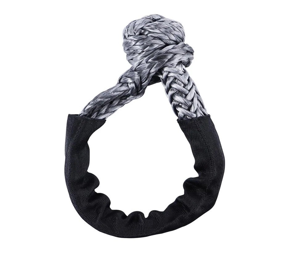 1x Grillete Suave Sintético Recuperación Coche Cuerda de Remolque 1/2"x22" 56000lbs Resistencia a la Rotura Foto 3 de 4