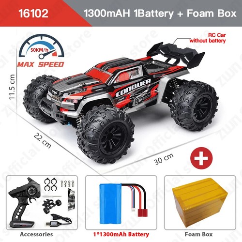 4WD High Speed Monster Remote Control Off-Road Cars Trucks Toy Gift for Kids Boy - Picture 18 of 22