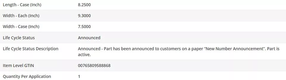 OEM Type Oil Filter WIX for FORD F-150 1994-1996 V8-5.8L - Imagem 4 de 4