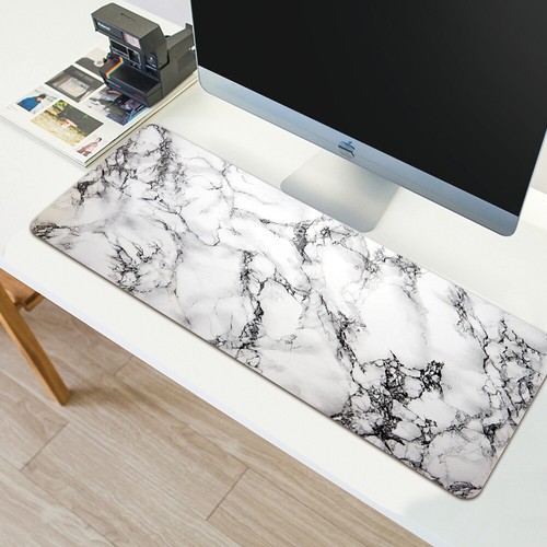 Marble Gaming Leather Mouse Desk Keyboard Mat Pad Laptop Office Computer Macbook - Picture 10 of 41