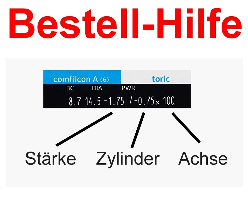 1x Biofinity Toric Night & Day Monatslinsen - 6er Box -3,00 bis -4,75 - Bild 4 von 4