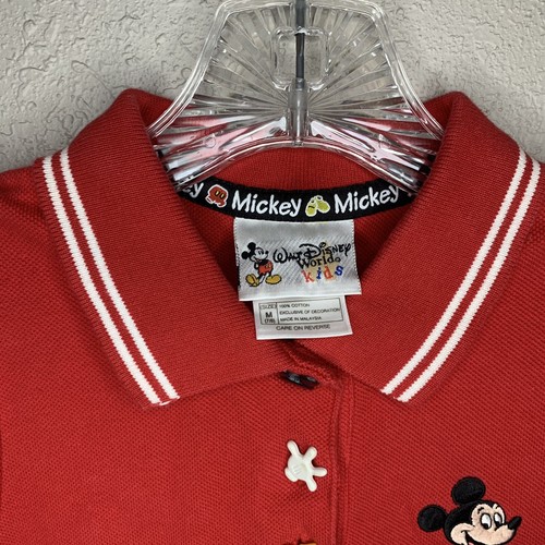 Walt Disney World Kids Mickey Mouse Girls Sleeveless Dress Vintage Sz Medium 7/8 - Picture 5 of 8