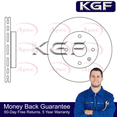 KGF Front Brake Disc Fits Chevrolet Epica 2008-2010 2.0 D 96329364