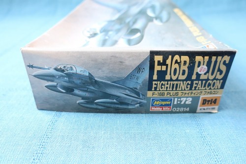 Hasegawa F-16B Plus Fighting Falcon Model Kit 1:72 02814 DT14 1991 SEALED BAG - 第 3/3 張圖片