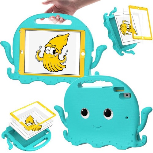 Kids Case For iPad 10.2 9 8 7 Generatio Air 3 Pro 10.5 Shockproof EVA Flip Cover - Picture 7 of 22