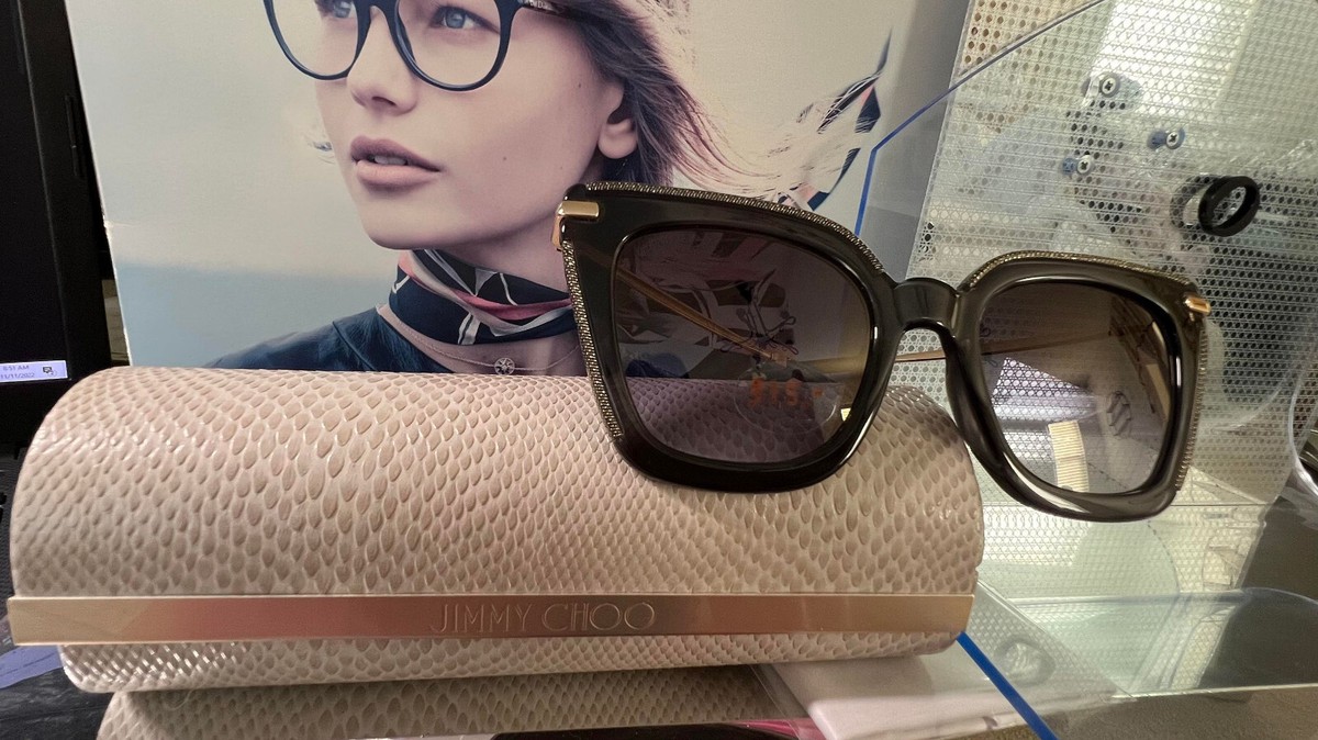 Jimmy Choo Sunglasses NWT ARIANA | Black Square Frame Sunglasses | JIMMY CHOO main image 3