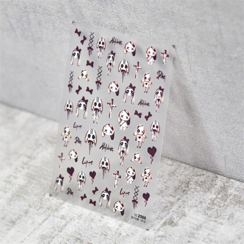 3D Nagelsticker Selbstklebend Nagelaufkleber Glitzer Struktur Textur Fingernägel - Bild 46 von 52