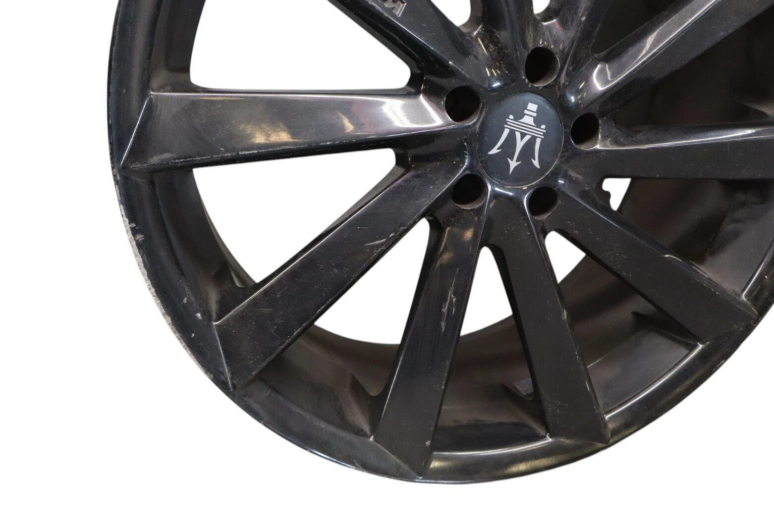 14-17 Maserati Ghibli 10 Spoke Factory Alloy Wheel Rim 22X9J 22'' 670010981 Oem
