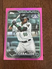 2024 Topps Pro Debut Sabin Ceballos FUCHSIA FOIL /199 Augusta Green Jackets