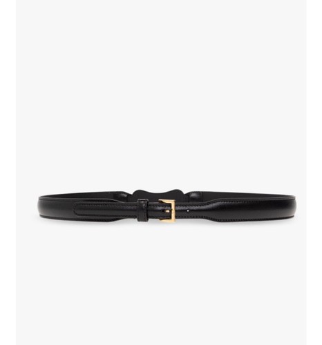 New GUCCI Horsebit Black Leather Belt Waist 70/28 Authentic SHIPS FREE 644397