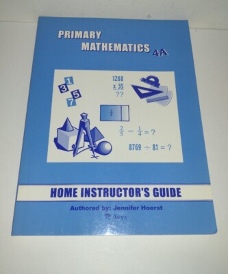 singapore math primary mathematics 4A Home Instructor's Guide
