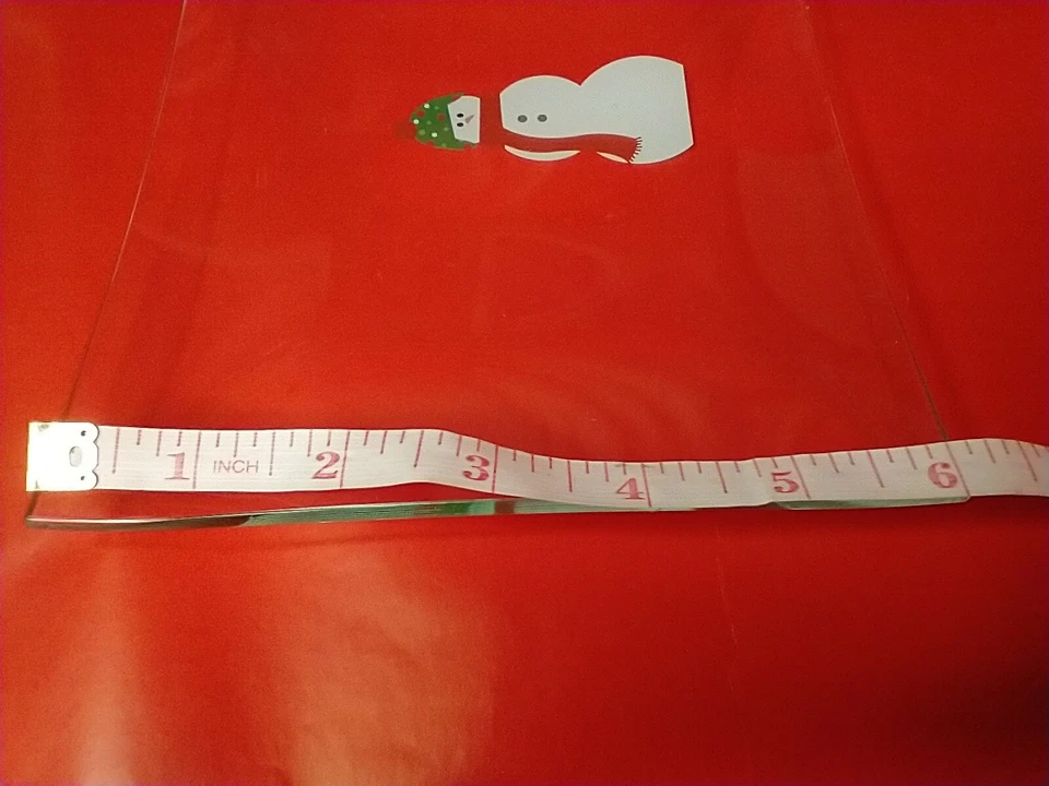 4 Pampered Chef  6" Appetizer Plates (sold as is) Christmas HOLIDAY snowman - Image 3 of 4