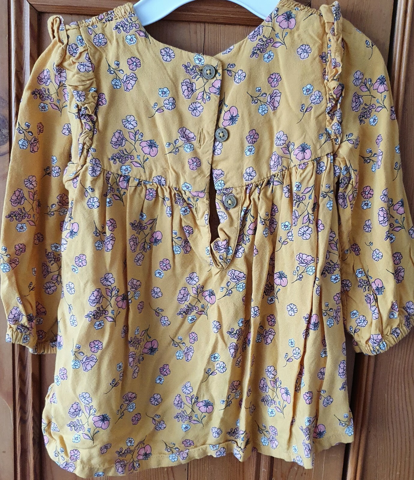Girls Yellow Top Age 12-18months image 2