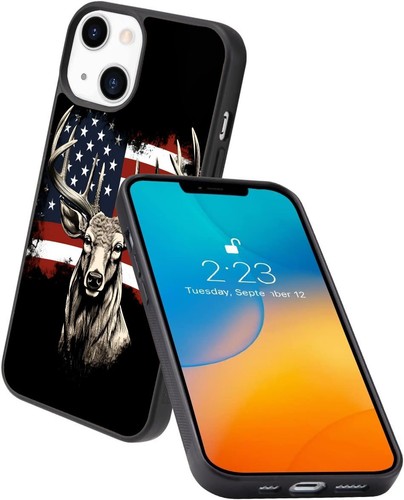 usa flag Buck deer Camo For iPhone SE XS XR Max 5 6 7 8 Plus Anti scratch Cover - Picture 13 of 25