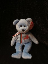 TY Beanie Baby America the Bear Plush September 11th Memorial