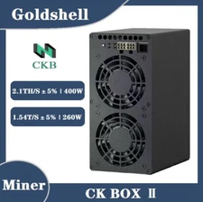 Goldshell CK BOX Ⅱ Nervos Network Miner 2.1TH/s I 400W & 1.54T/S I 260W No PSU