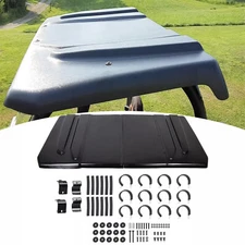 Polyethylene Hard Top Roof Fit Yamaha Rhino 450 660 700 UTV Black Plastic