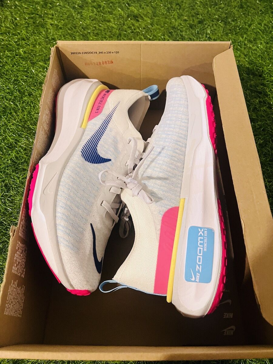 Nike ZoomX Invincible Run FK3 White Pink Multi Sizes DR2615 Nike ZoomX Invincible Run FK3 White Pink Multi Sizes DR2615
