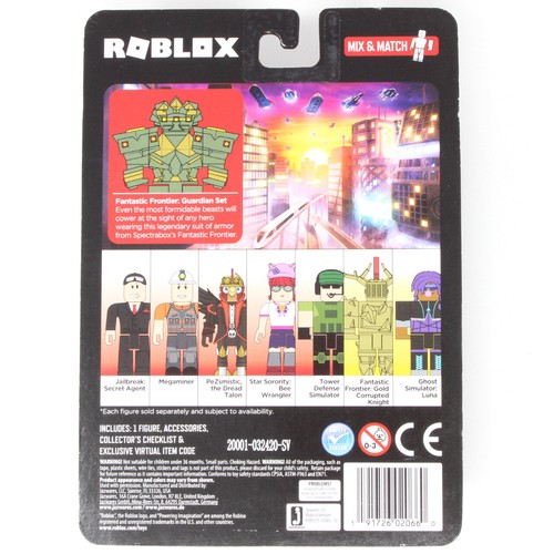 Robolox Fantastic Frontier: Guardian Set 2.5 Inch Figure & Virtual Item Code - Picture 2 of 3