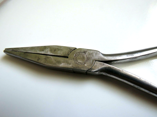 Vintage Hudson Forge Co. Duck Bill Needle Nose 5" Pliers /Wire Cutters, Germany - Picture 10 of 10