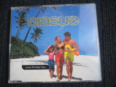 Maxi-CD  ERASURE  Love to hate you    Sehr guter Zustand  Single CD
