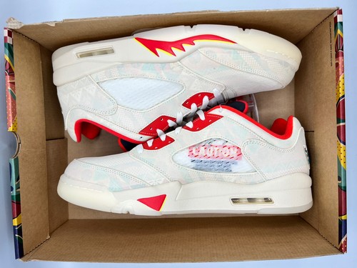 Nike Air Jordan 5 Low x CLOT CNY Chinese New Year 2021 Men Size 12 : DD2240 100 - Picture 10 of 12