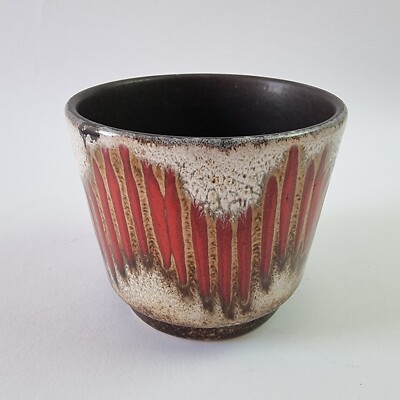 【Fat Lava】Schurich 806-17 プランターポット SCHEURICH LORA 806 Set 2 Fat Lava Flower Pot Planter Vintage