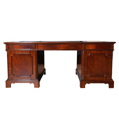 NOF045, Niagara Furniture, Large Mahogany Executive Desk