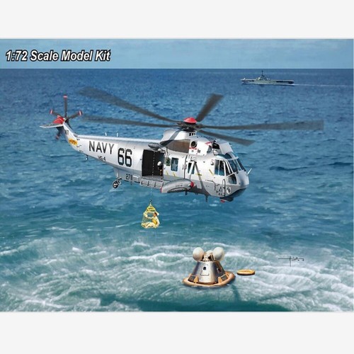 Dragon 11026 1/72 SH-3D"Helo 66"&Apollo Command Module Plastic model kit