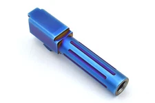 HGW Titan Fluted Match Barrel for Glock 26 G26 9mm Stock Length Blue Violet