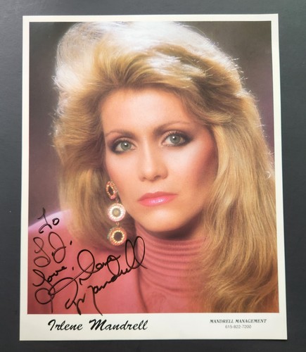 Irlene Mandrell Country Music Singer Hand Signed Photo 8X10 Actress Musician - Picture 5 of 7