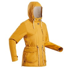 Womens Waterproof Hiking Jacket Water Repellent Outwear - Nh550 Quechua