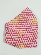 Handmade Washable Face Mask With Filter Pocket and Elastic For The Ears