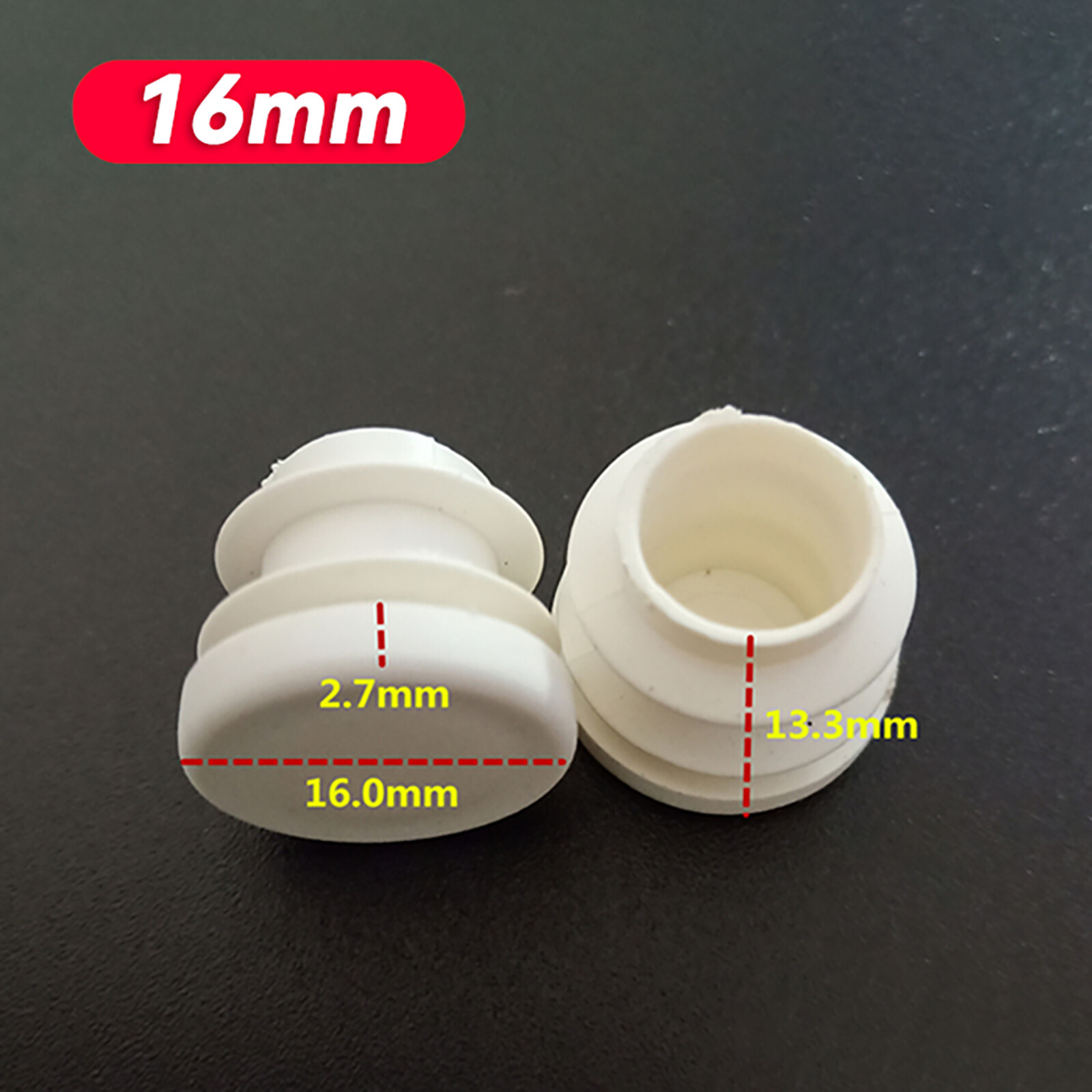 Lamellenstopfen 25x25 EMFA Lamellenstopfen Aus Kunststoff – Vierkant- Rohrkappen In Verschiedenen Größen, 10 Jahre Garantie Rohrstopfen Rund - Foto 3