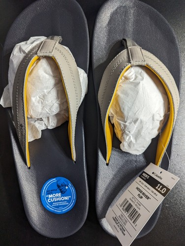 Columbia Men's Flip Flop Sandal Comfort Hood River Kettle/Shark Size 11 - NIB - Picture 2 of 7
