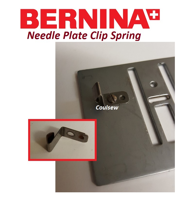 BERNINA SEWING MACHINE NEEDLE PLATE SPRING CLIP Activa Artista 220 7,8 ...