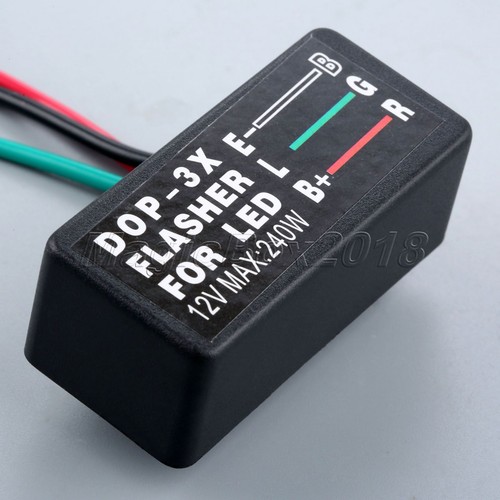 12V Motorcycle Dirt Bike ATV Relay 3 Pin LED Turn Signal Light Flasher Universal - Picture 9 of 10