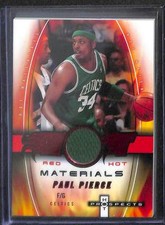 2006-07 Fleer Hot Prospects Basketball Red Hot Materials #HM-PP Paul Pierce 