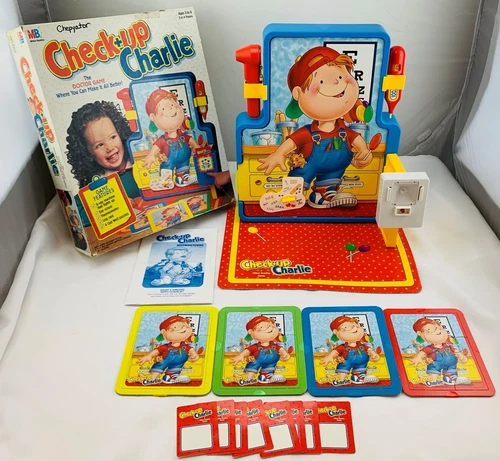 1995 Check Up Charlie Game by Milton Bradley Complete Great Condition FREE SHIP