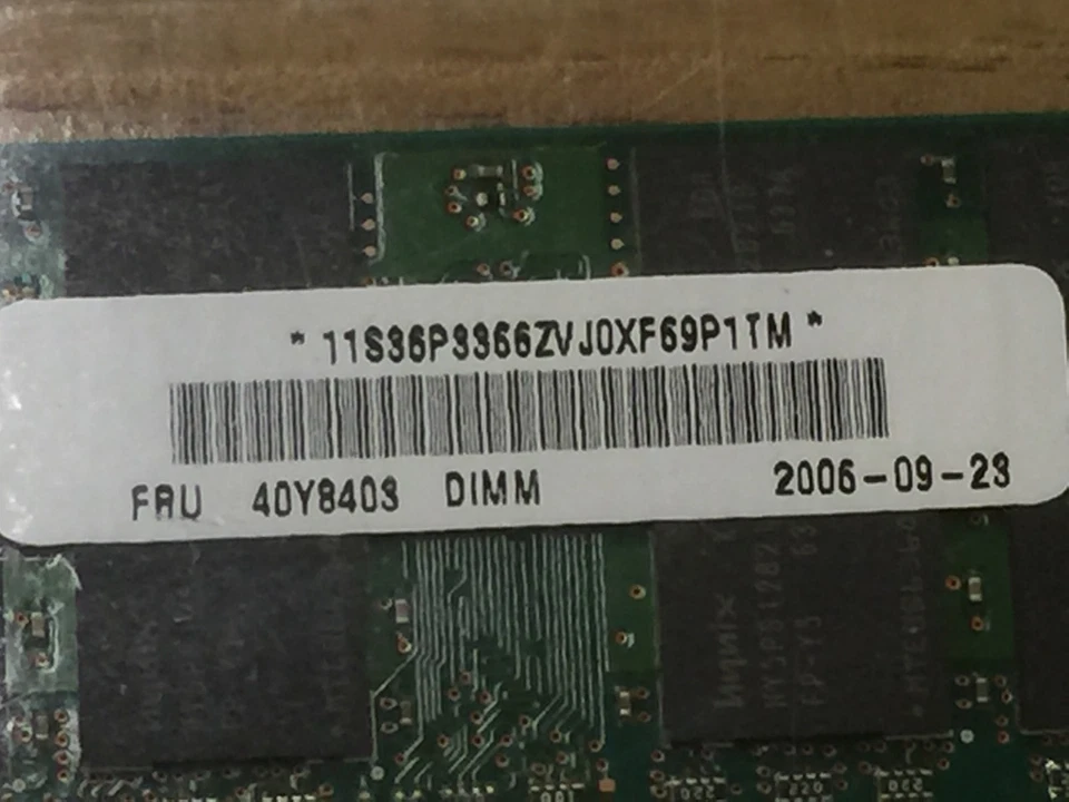 Hynix 1GB PC2-5300S-555-12 DDR2 200Pin 667MHz SODIMM HYMP512S64BP8-Y5 - Image 3 of 3