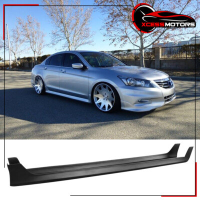 #ad Fits 08 12 Honda Accord Sedan 4Dr OE Style Side Skirts Rocker Panel PP $169.99