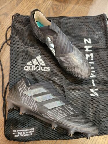 Adidas NEMEZIZ 17+ 360AGILITY FG Soccer cleats Size 9.5 BB3676 BLACKOUT. NEW