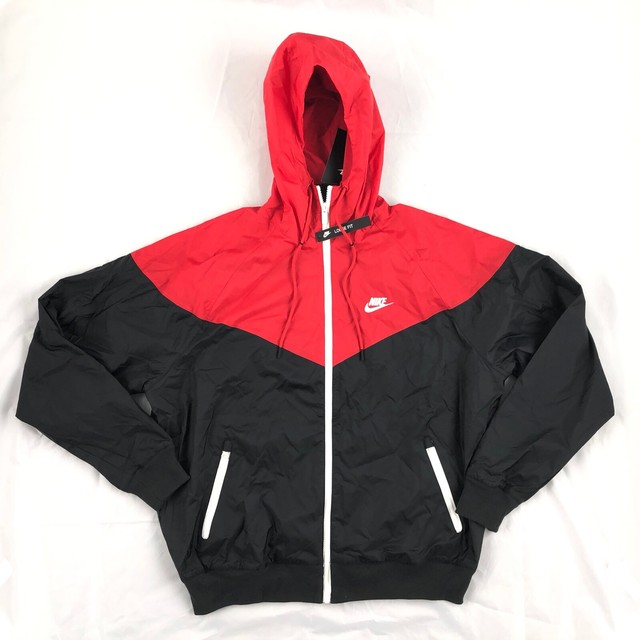 red and black nike windbreaker