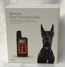 Dog Training Collar Rechargeable Remote Control NEW Open Box